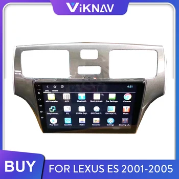 2Din Bil Radio for Lexus ES 2001 2002 2003 2004 2005 Android Auto Stereo Receiver Multimedia-Afspiller, GPS-Navigation Head Unit