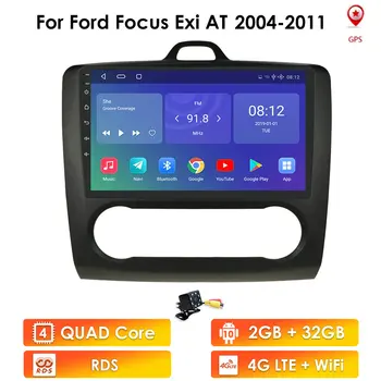 2G+32G Android 10 auto radio For ford focus 2 Mk2 2004-2011 Bil Radio Mms Video-Afspiller, GPS Navigation RDS-2-din dvd-wifi