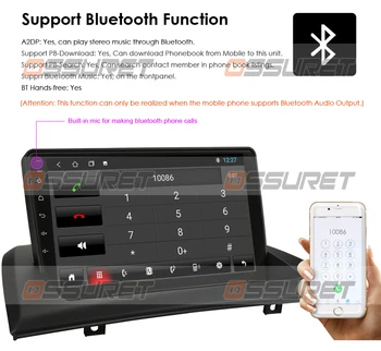 2din Android10 Bil Radio GPS-Afspiller Til BMW X3 E83 2004-2012 Navigation Mms Bluetooth, WiFi 4G LTE RDS SWC Auto Head Unit