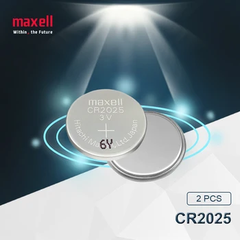 2pc maxell Oprindelige cr2025 knapcelle Batterier cr 2025 3 V-Lithium Coin Batteri Til Ur Lommeregner Vægt