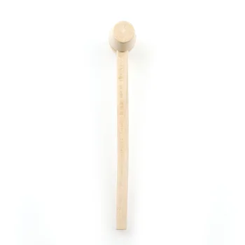 2stk 14*4,2 cm Mini trækølle Læder Håndværk Udskæring Stempling Hammer DIY Håndlavede Gavel Hånd Værktøj, Kids Wood Pædagogisk Legetøj