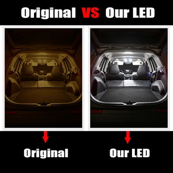 2stk F39cm Bil LED Interiør Lys For Audi TT MK1 fejlfri WhiteCeiling Pærer Kit Passer til Kort Dome Nummerplade Lygte