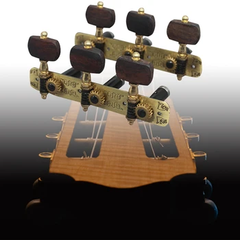 2stk Klassisk Guitar-Tunere Tuning Key Pløkker Hovedet til Akustisk Folkemusik, Klassisk Guitar