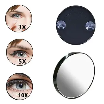 3/5/10/15X Forstørrelsesglas Makeup Spejl Lomme Spejl Med To Sugekopper Mini Forstørre Runde Makeup Spejl Kosmetik Værktøjer