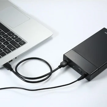 3,5-Tommers SATA USB 3.0 5Gbps Mobile Harddisk med LED-Indikator for Computere