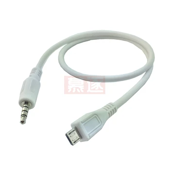 3,5 mm til 3,5 mm Stereo Mand til Micro & MINI-USB-5Pin Mandlige audio Adapter Konverter stik Kabel 0.5 M 50 cm for MP3-MP4-headset