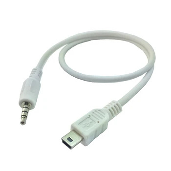 3,5 mm til 3,5 mm Stereo Mand til Micro & MINI-USB-5Pin Mandlige audio Adapter Konverter stik Kabel 0.5 M 50 cm for MP3-MP4-headset