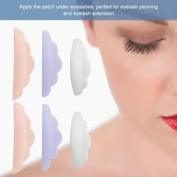 3 Par Silikone Eyelash Perm Pad Genanvendelse Vipper Stænger Skjold Løfte 3D Øjenvippe Curler Makeup-Værktøjer