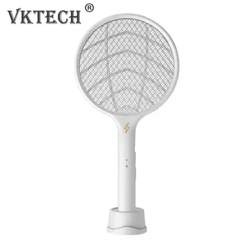 3-i-1 Elektrisk Insekt Ketcher Swatter USB-Genopladelige 3 Modes Mosquito Killer-Swatter LED Lys Håndholdt Computer Zapper