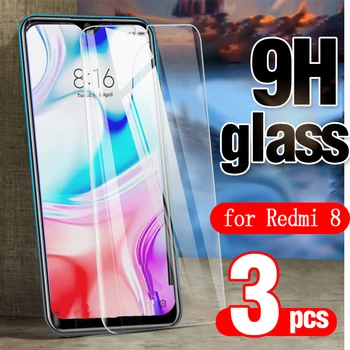 3 stk /1 stk Hærdet glas til Xiaomi Redmi 8 Screen Protector 2stk for Xiaomi Redmi 8a ridsefast Beskyttende glas film