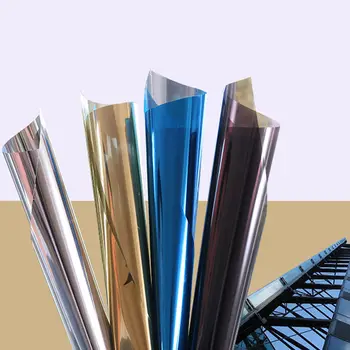 30cm*100cm Spejl Isolering Sol Nuance Vindue Folie Klistermærker UV-Reflekterende Måde Privatliv Dekoration Til Glas Hjem, Kontor DIY