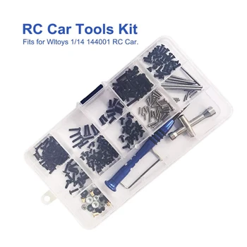 316 i 1 Skruer Bolt Repair Tool Box Kit Sæt Skruer Max Hardware Skruer til Wltoys 1/14 144001 RC Bil DIY Tilbehør