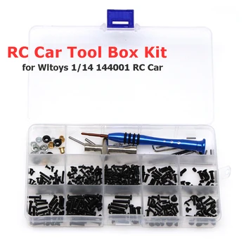 316 i 1 Skruer Bolt Repair Tool Box Kit Sæt Skruer Max Hardware Skruer til Wltoys 1/14 144001 RC Bil DIY Tilbehør