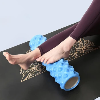 33cm Trænings-og Foam Roller Yoga Block Pilates Sport Massage Roller Fitness Øvelser Slappe af Deep Muscle Yoga Tilbehør Lindre Stress