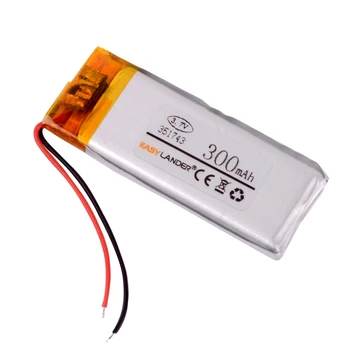 351743 3,7 V 300mAh li-Polymer Li-ion Batteri Til MP3-Afspiller højttaler legetøj bluetooth headset 351645