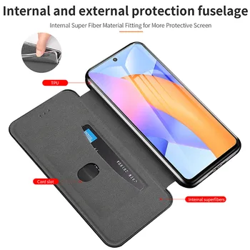 360 Stødsikkert Magnetisk Flip Phone Case For Huawei Honor 10X Lite 20i 20 Pro 10i 20 Lys Blød bagcoveret På Honer X10 Oplyst Rustning