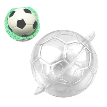 3D-Fodbold Mug Fodbold Chokolade Skimmel Slik, Konfekt, Bagning Skimmel Kage Udsmykning Fodbold Wienerbrød Værktøjer