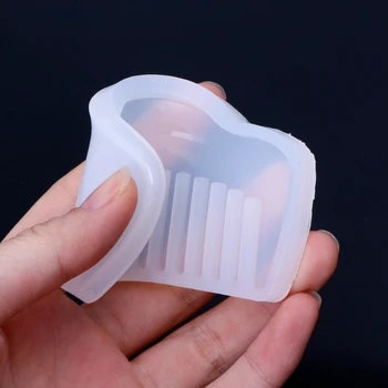 3D-Gennemsigtig Silikone Kam Skimmel Epoxy Harpiks Forme DIY Smykker Gør Værktøjer Håndlavet Gave for at Gøre Harpiks Forme