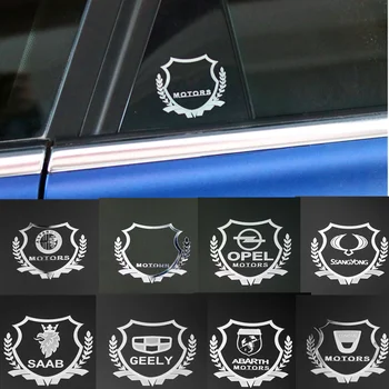 3D-Metal-Bil Styling Side Døren Badge Klistermærker siderude Emblem Decals Til Audi TT A3 og B8 A4 B5 B6 B7 A5 A6 C5 C6 C7 A7 Q3 Q5 Q7