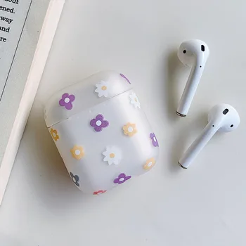 3D Søde Små Blomster Hjerte Bløde Mat Hovedtelefon-Box Tilbehør Øretelefon Sag For Apple Airpods 1 2 Pro 3 Luksus Tilfælde Dækker