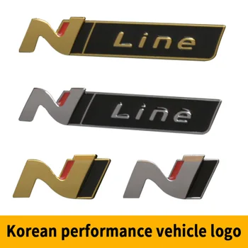 3D performance N logo badge N Line Logo dekoration, klistermærke Til KIA Rio Soul Sportage Optima Ceed Sorento Cerato K2 K3 Forte