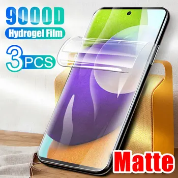 3PCS Mat Sikkerhed Hydrogel Film Til Samsung Galaxy A12 A32 A42 A52 A72 4G/5G Matteret Beskyttende Film Samsun Glaxy En 52 der er Ikke Glas