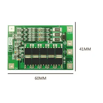 3S 40A 18650 Lithium Batteri Oplader Protection Board PCB BMS Beskytte Modul Lithium-Batteri med en Spænding på 4,2 V