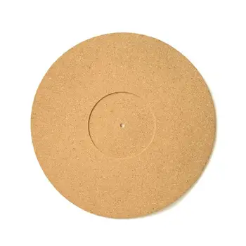 3mm Tykkelse Cork LP Slip Mat Anti-Statisk Slipmat for 12 tommer Vinyl LP Rekord
