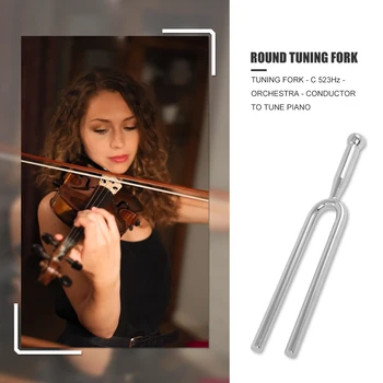 3pcs/ 440Hz Tuning Fork Tone Violin-Tuner med Rengøring Klud Instrument Del Lette Bærbare Musik-Elementer