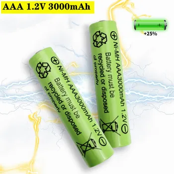 4-20 PC ' er Nye AAA-3000mAh 3A 1,2 V Ni-MH gul genopladeligt batteri celle for MP3-RC Legetøj led lommelygte lommelygte