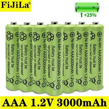 4-20 PC ' er Nye AAA-3000mAh 3A 1,2 V Ni-MH gul genopladeligt batteri celle for MP3-RC Legetøj led lommelygte lommelygte