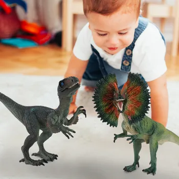 4.9 i Jurassicings Verdener Dinosaur Dyr Action&Toy Figur PVC Tal Model Legetøj Figur Børnehave Lærerigt For Børne Gave