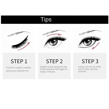 4 Farver 36H Eyeliner Blyant Vandfast Pen, Præcision langvarig Flydende Eye Liner Glat udgør Værktøjer