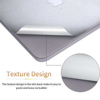 4-i-1 Laptop Skins til Macbook Pro 13 M1 A2338 Body Guard Vinyl Decal Klistermærker Kompatibel med Macbook 16 tommer a1466 a1278 a233