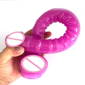 42*4cm Lang Dildo Realistisk Store Tykke Pik Dildo Sort Legeme Penis sexlegetøj Til Kvinde Vaginal Butt Massage Anal Masturbation Toy