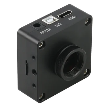 450X Justerbar Zoom C-Mount-objektiver + 48MP 36MP HDMI USB-Industrielle Digital Video-Mikroskop-Kamera Til Telefonen PCB Reparation Lodning