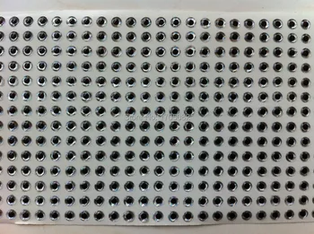 480pcs 3,5 mm Sølv 3D Holografiske Fiskeri Lokke Øjne fluebinding Jigs Håndværk Dukker