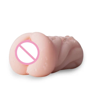 4D Realistisk Vagina Anal Silicone Soft Stramme Fisse Erotisk sexlegetøj Erotisk Oral Sex Masturbator Sex Legetøj til Mænd Masturbatings