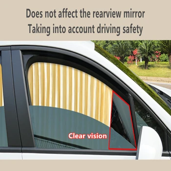 4stk/2pcs/set Magnetic Universal Bil siderude Parasol Dække UV-Beskyttelse Bil Vindue udtrækkelig Gardin Bil Accessaries