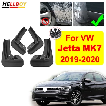 4stk Bil Mudder Klapper For VW Jetta MK7 2019 2020 Foran bagskærm Stænkskærme Dæk Hjul Stænklapper Splash Guard Auto Tilbehør