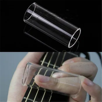 4stk Glas Slide Glas Guitar Finger Skydere Guitar Tilbehør til Guitar, Bas 70mm 60mm 51mm 28mm
