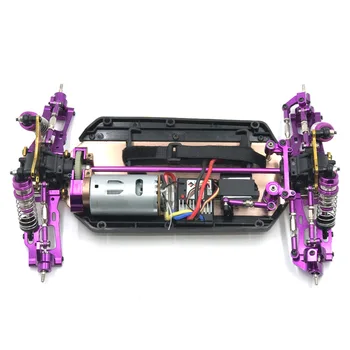 4stk Metal-og Bagside på CVD drivaksel for WLtoys 144001 124018 124019 RC Bil Opgradering Dele Tilbehør
