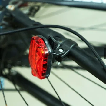 5 LED baglygte på Cykel Foran Hovedet Lys Sæt Vandtæt Høj Lys Cykel Foran Back Light Sæt MTB Mountainbike Tilbehør