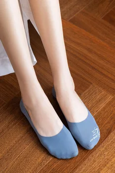 5 Par Nye Spring summer kvinder Sokker anti-slip usynlige sokker Japansk lavvandede sokker is silke tynde Sokker