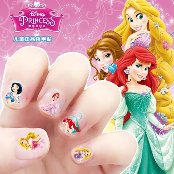 5 Stk Disney Snehvide Prinsesse Makeup Toy Nail Stickers Toy Disney Prinsesse Pige Mærkat Legetøj Til Børn Gave