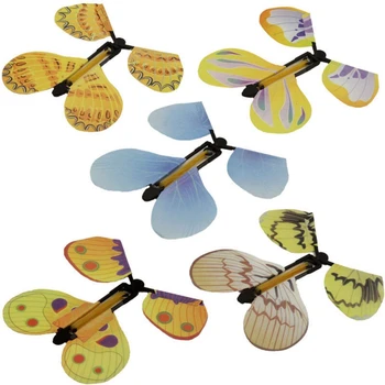 5 Stk Magiske Flyvende Sommerfugl, Lille Magiske Tricks, Sjove Overraskelse Joke Legetøj Til Børn Overraskende Magic Butterflys Kids Legetøj