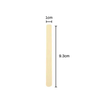 50/10stk Træ-Is Stick Smykker at Gøre Omrøring Pinde Naturlige Popsicle Stick Træ, Håndlavet Håndværk Is Værktøjer