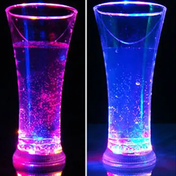 500ml LED Lysende Kop isterninger Blinker Langsomt Farve Skiftende Cup Kreative Automatisk lyser LED-Cup For Bar Klub Part Forsyninger