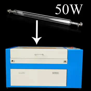 50W CO2-Laser rør for Gravering Cutting Machine Gravør 800mm 22 mA 10.6 µm