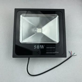 50W RGB dum LED COB oversvømmelse lys;DC24V input;med 4 wire PWM driver inde;normal rgb-lys
